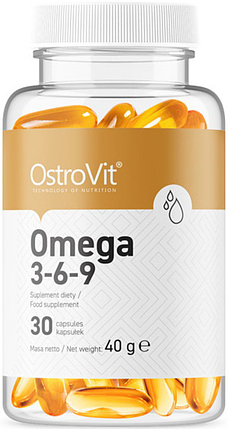 Омега 3-6-9 OstroVit Omega 3-6-9 30 caps, фото 3