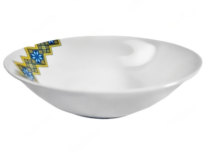 Салатник SnT Вишиванка жовто-блакитний ромб 6" 30004-006