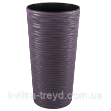 Вазон "Ф'южн" d16*30см. (фіол.) 2л