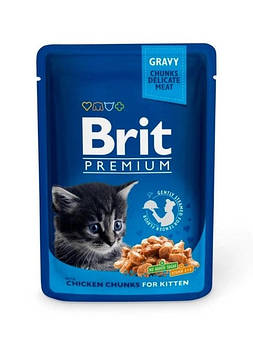 Корм Brit Premium Kitten з куркою 100 г