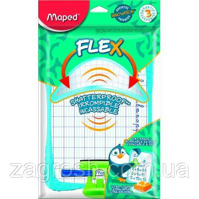 Promo Ціна! Шкільна дошка Maped 275х197мм Shatterproof з комплектом, двостороння (MP.583510) - тільки на ZaGrosh.com.ua