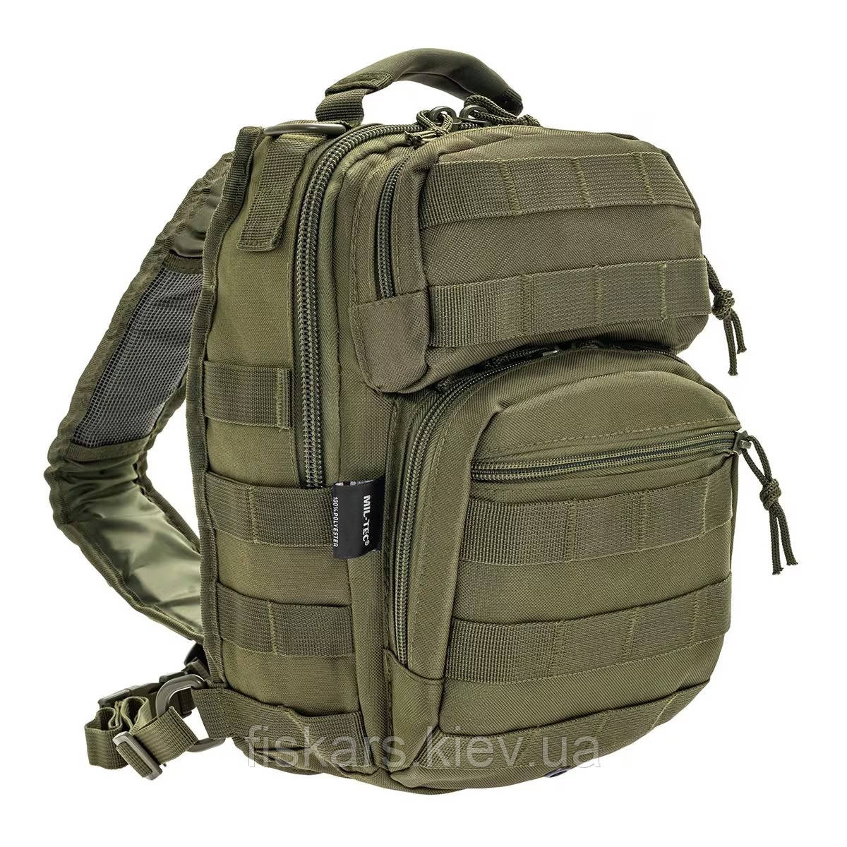 Рюкзак тактичний однолямковий Mil-Tec Assault S 10 л Olive Drab (14059101)
