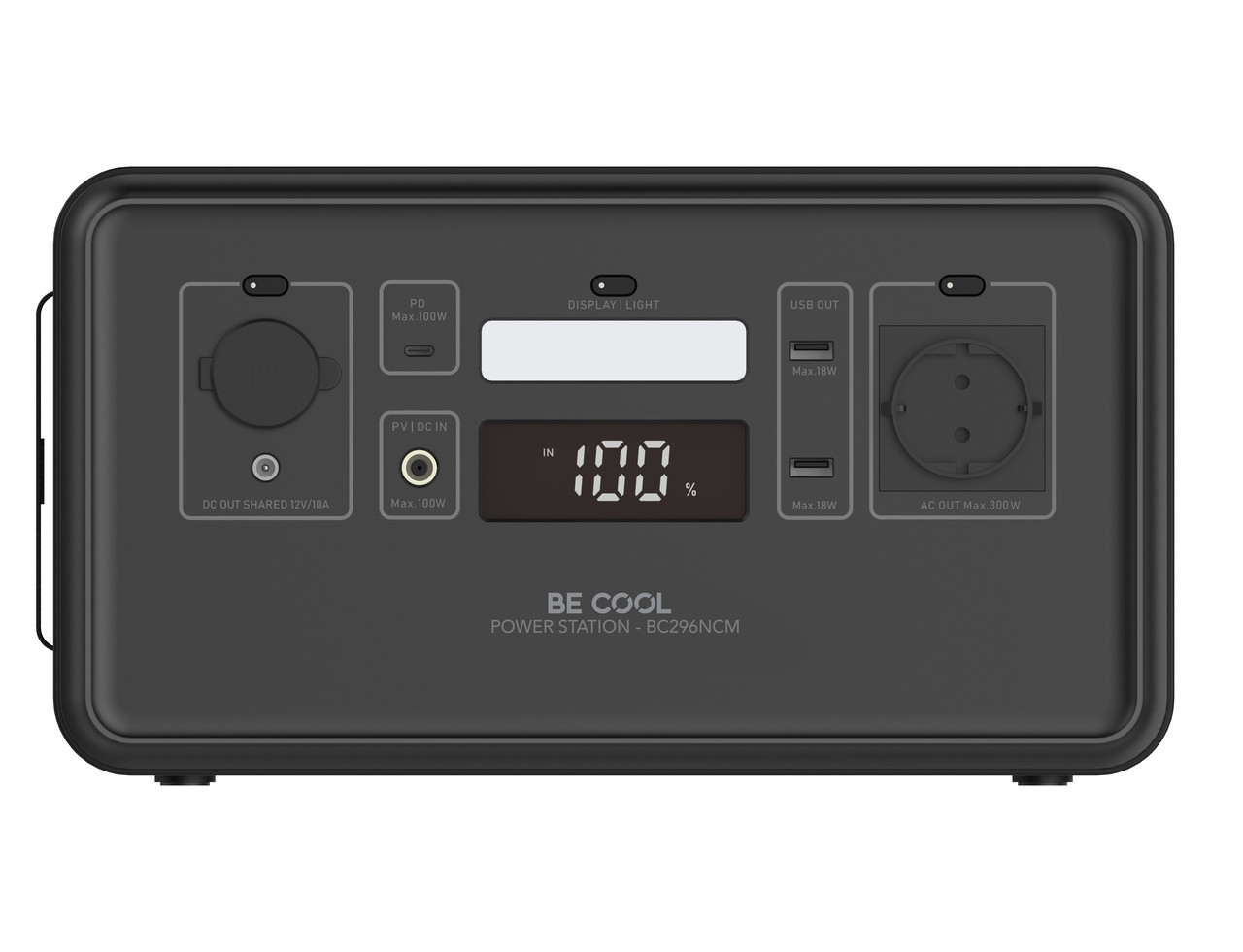 Зарядна станція BE COOL BC296NCM / 300 Вт / 296 Вт⋅ч / Li-ion