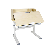 Дитячий стіл парта-трансформер з надбудовою FunDesk Invito Grey + дитячий стілець FunDesk SST3D Grey для школяра, фото 2