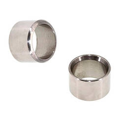 Втулка для хрестовини барабана ремонтна 20*25*14 мм нержавіюча сталь - запчастини для пральних машин