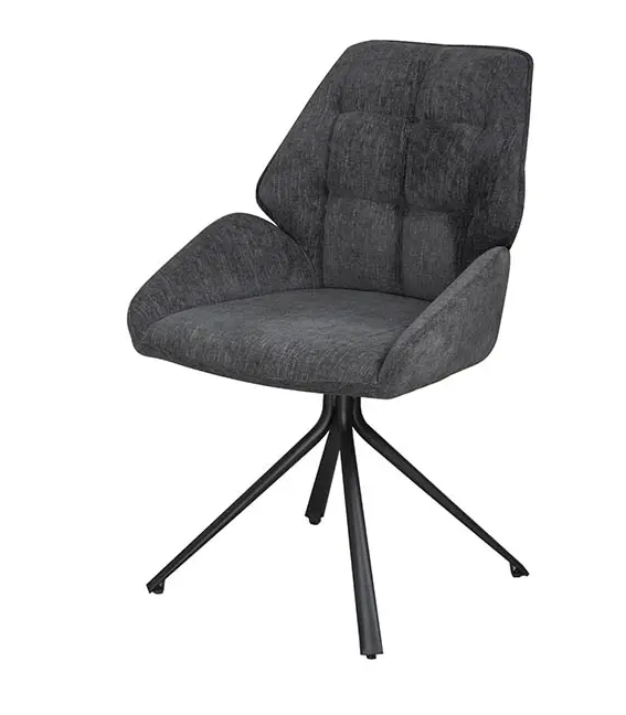 Стілець поворотний Соло льон графіт ТМ Prestol