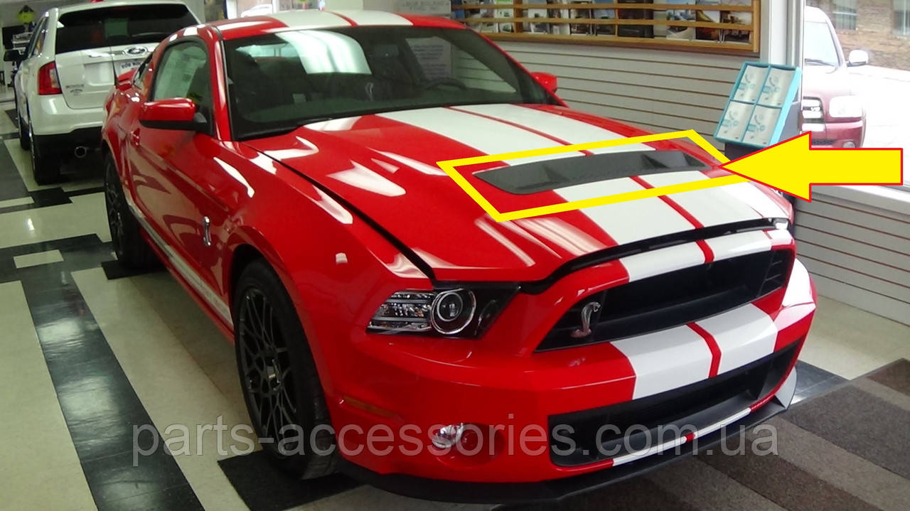 Решітка в капот Ford Mustang Shelby Cobra GT500 2010-2014 Нова Оригінал, фото 1