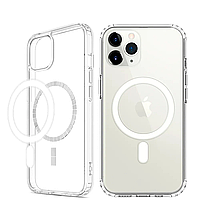 Протиударний прозорий чохол на iPhone 11 pro з MagSafe