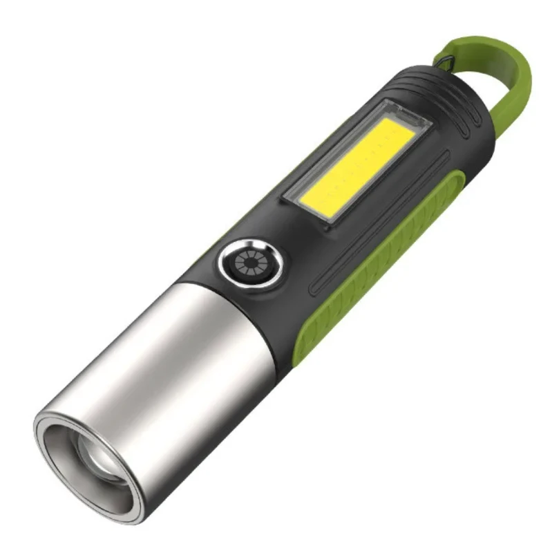 Ліхтар ручний акумуляторний Police BL-S507 T6+COB 1500mAh 15W Type-C Green-Black (7_00897), фото 1