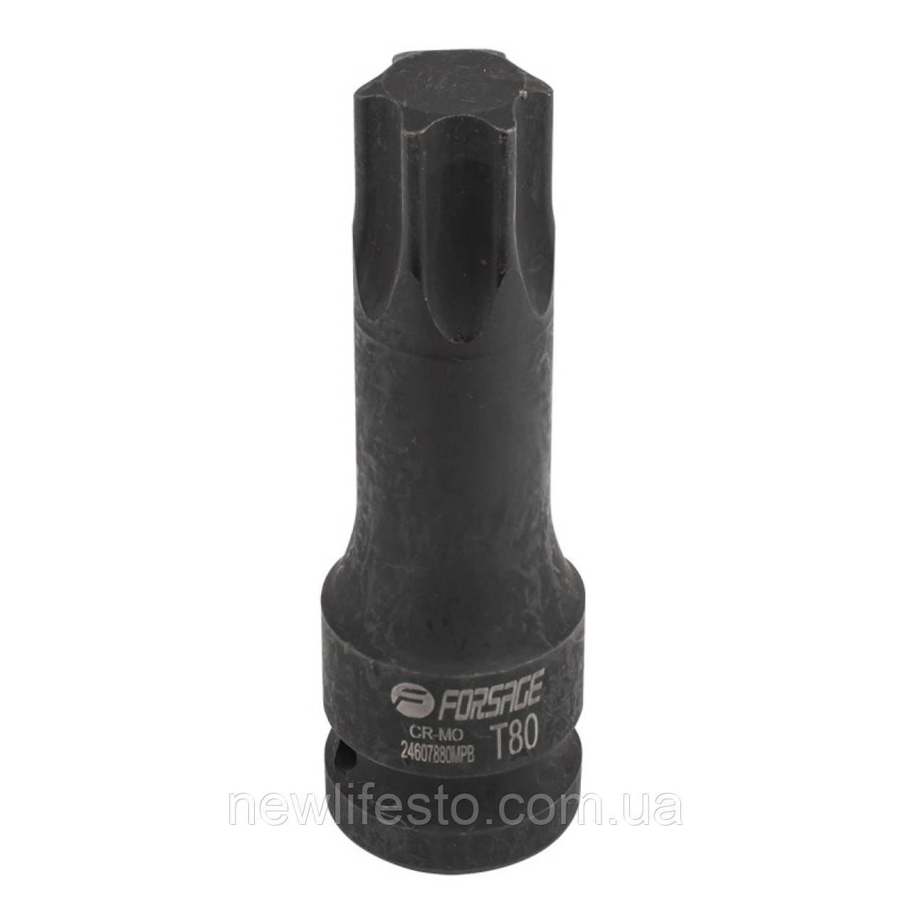 Головка-біта TORX ударна T80,1/2" Forsage F-24607880MPB