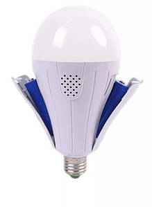 Лампа LED лампочка на акумуляторі E27 20W +2 акумулятори