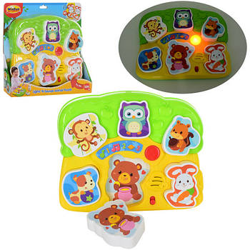 Гра-головоломка музичні пазли WIN FUN (тварини, світло, музика) 0771-NL