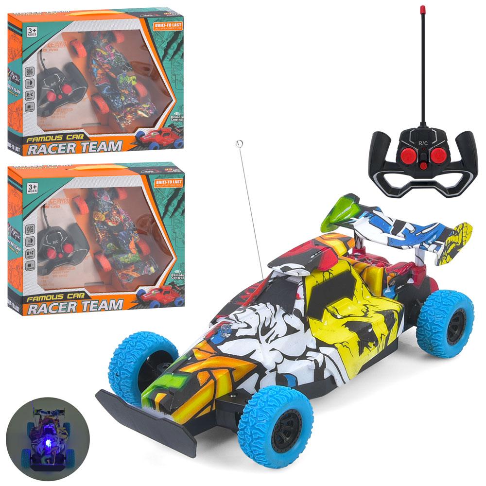 Машинка на радіокеруванні (20см, світло, гумові колеса, в коробці) 555-522, фото 1