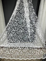 Тюль жакард вензель
