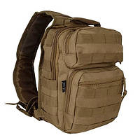 Рюкзак тактичний однолямковий Mil-Tec Assault S 10 л Coyote (14059105)