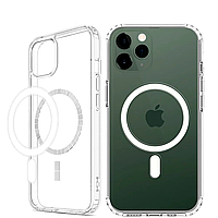 Протиударний прозорий чохол на iPhone 11 Pro Max з MagSafe