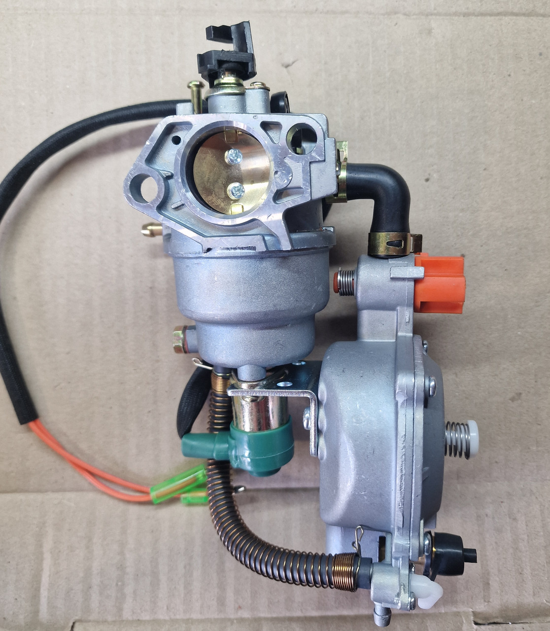 Карбюратор Honda GX 390/420/460/188/190f з газовим редуктором генератор 5-9 квт, фото 1