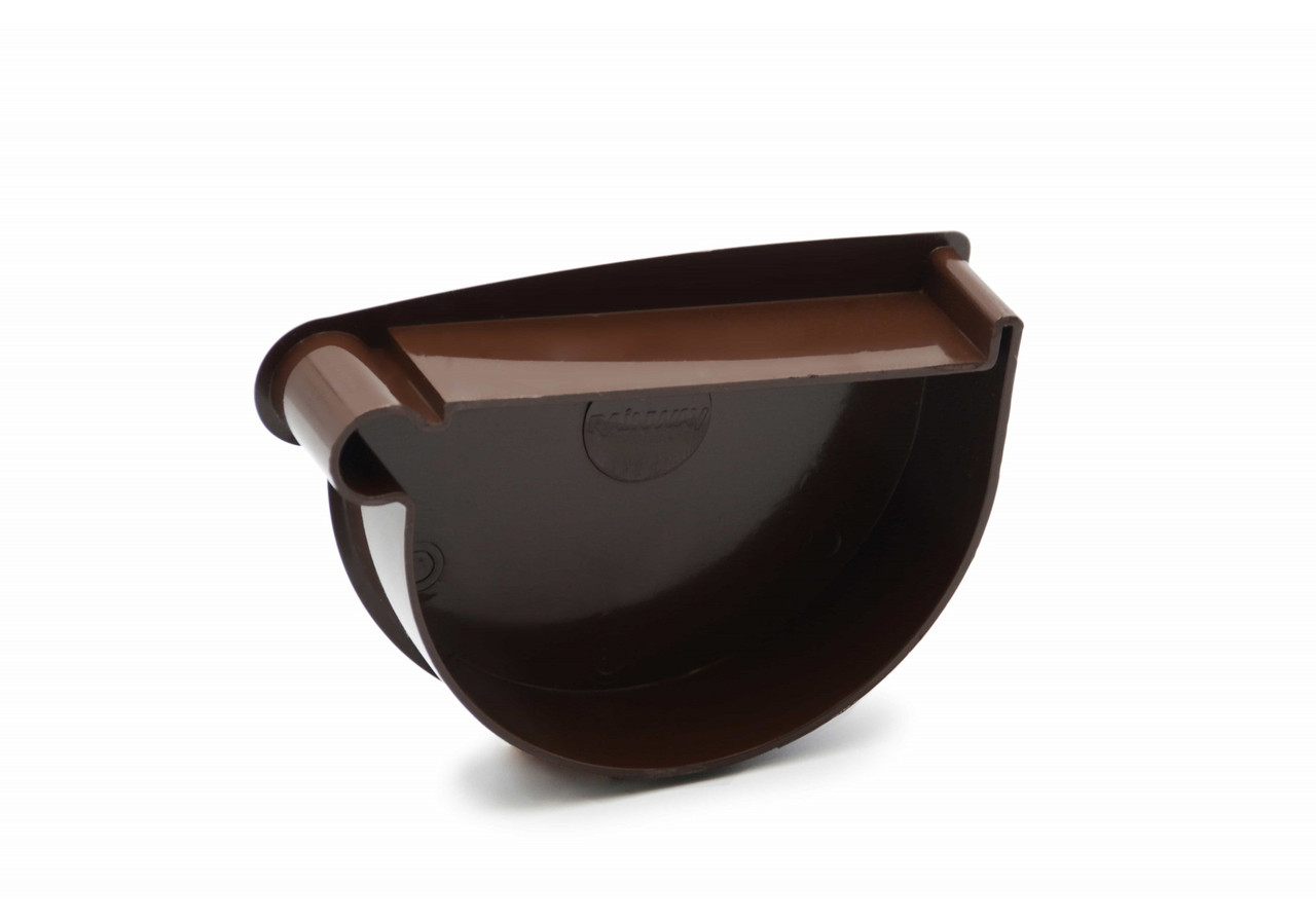 Заглушка лійки ліва (RAINWAY 130) коричнева