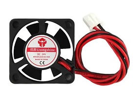 Вентилятор кулер  30x30x10mm, 24V, 2 провода