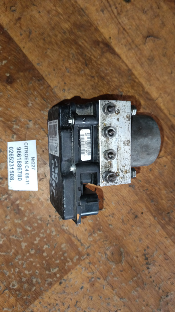 №227 Блок ABS 9661886780 0265231508. для Citroen C4 06-11, фото 1