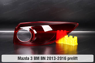 Скло заднього ліхтаря зовнішнє в крилі Mazda 3 BM BN (2013-2016) дорест праве
