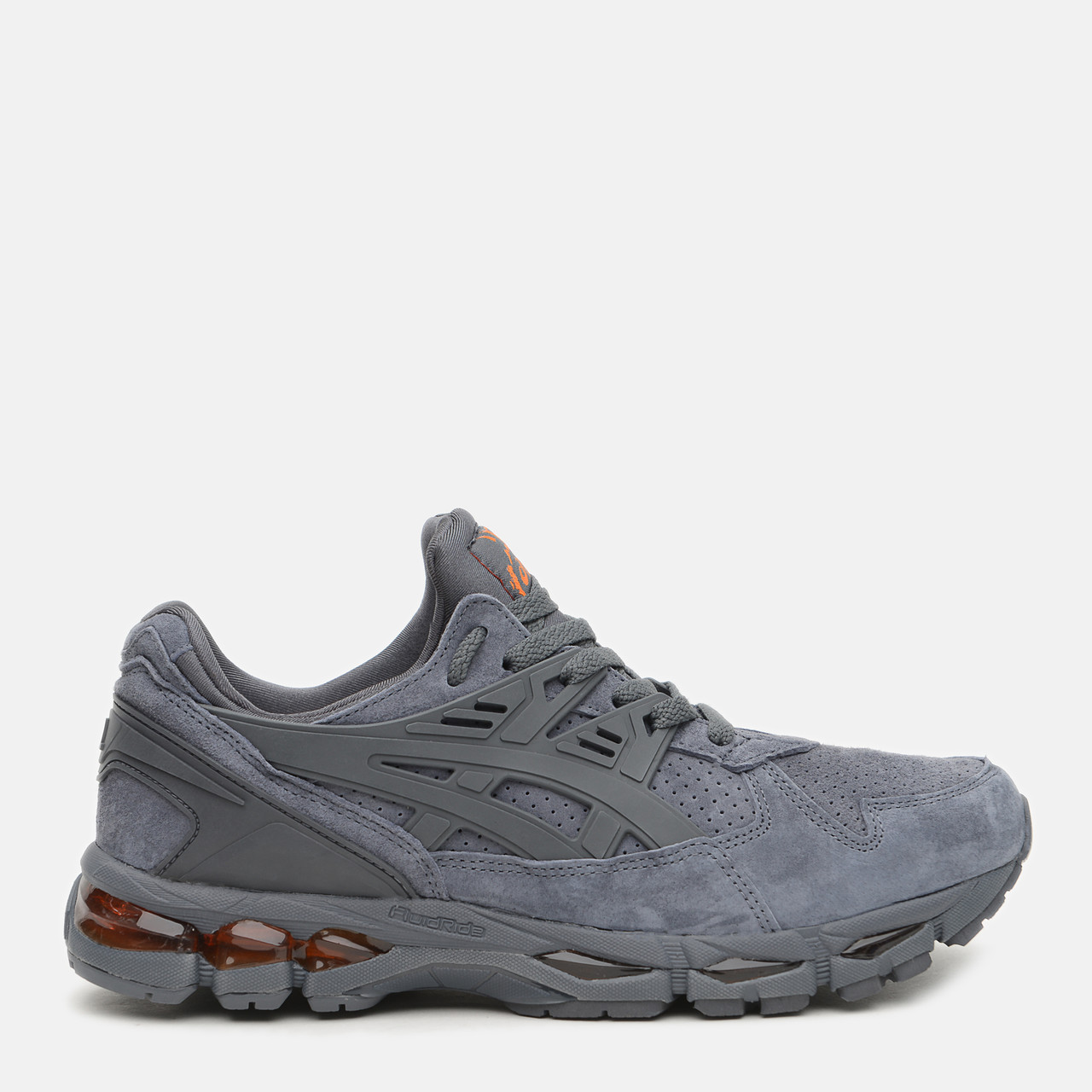 Asics Gel Kayano Trainer 21 Navy Suede Grey Red Кросівки Асікс для спорту, кросівки повсякденні