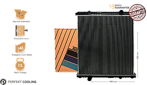 Радіатор без рами Renault Premium, Kerax PERFEKT COOLING 111-RV7508-01 (5010315637, 5001847508, 5001847565)