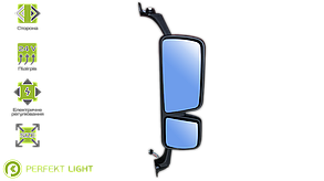 Основне дзеркало підігрів ел/керування R Mercedes ACTROS e-mark PERFEKT LIGHT 513-MB6001HPR (MER-MR-013R)