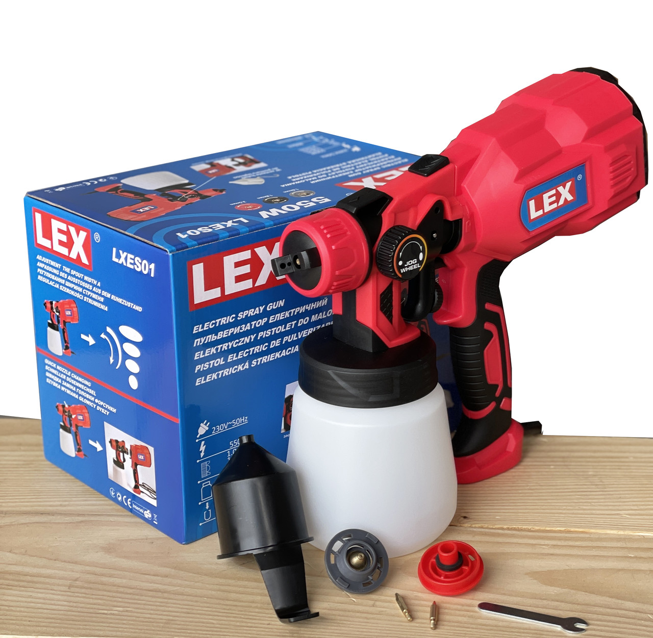 Фарбопульт електричний 550W LEX LXES01