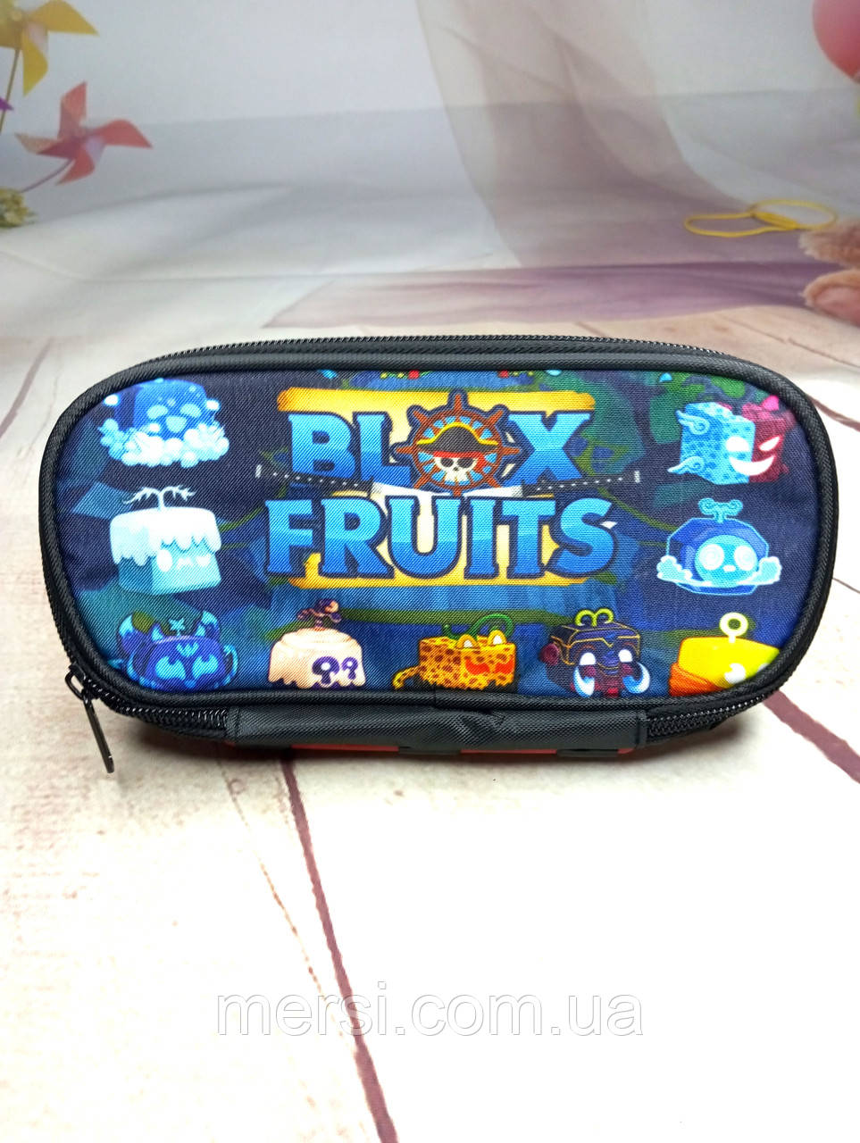 Пенал одинарний блокс фрутс Blox Fruits блок фрукт стиль #1, фото 1