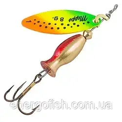 Блешня Mepps Aglia Long Heavy No1 Gold Tiger 8 г, фото 1