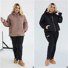 Демісезонна куртка жіноча батал