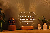 Фото-постер на акриле в форме сердца