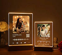 Фотопостер на акрилі з білою підсвіткою