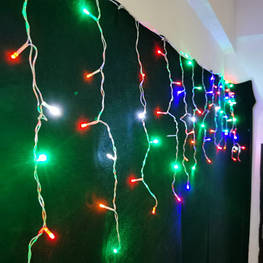 Гірлянда Novogod`ko бахрома 83 LED, Color, 3*0,6 м, мерехтіння (973778) - оригінал