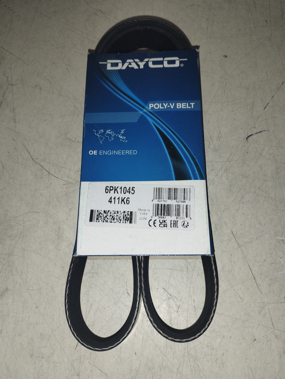 Dayco Ремінь полікліновий 6pk1045