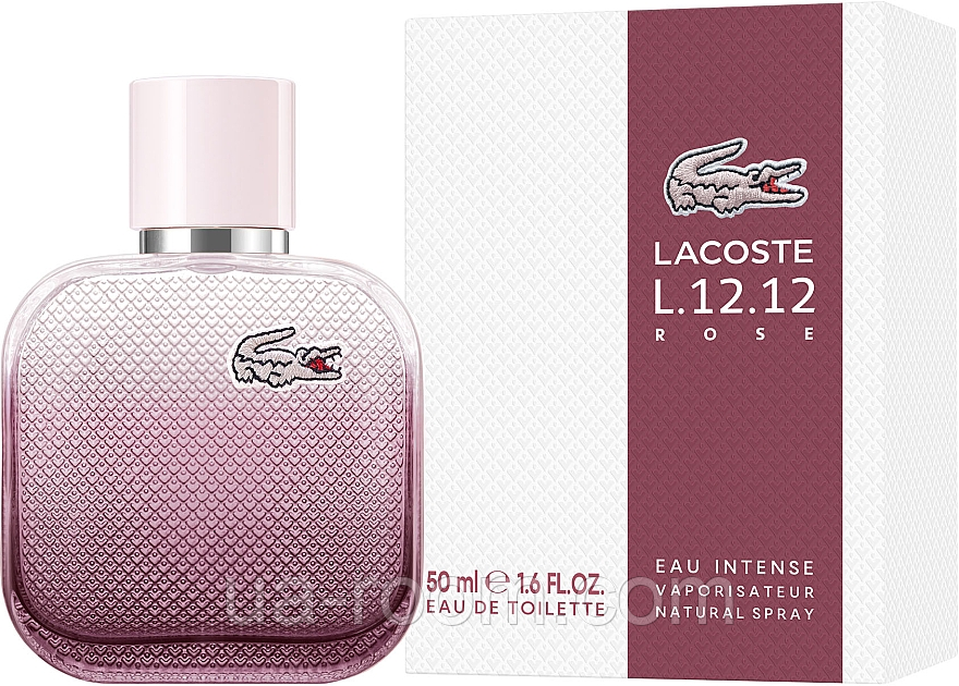 Парфюм женский Lacoste L.12.12 Rose Eau Intense, 100 мл, (premium), фото 1