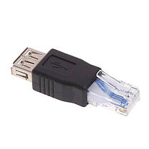 Перехідник Ethernet LAN RJ45 — USB 10/100 Mbps для роутера модему, фото 4