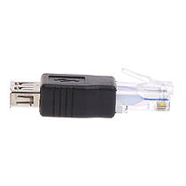 Перехідник Ethernet LAN RJ45 — USB 10/100 Mbps для роутера модему, фото 6