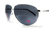 Окуляри біфокальні (захисні) Global Vision Aviator Bifocal (+2.5) (gray), чорні біфокальні лінзи в металевій оправі, фото 6