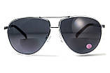 Окуляри біфокальні (захисні) Global Vision Aviator Bifocal (+2.5) (gray), чорні біфокальні лінзи в металевій оправі, фото 10