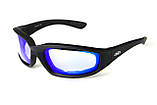 Окуляри фотохромні (захисні) Global Vision KickBack Photochromic (G-Tech™ blue) Anti Fog, фотохромні дзеркальні сині, фото 8
