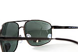 Окуляри поляризаційні BluWater Navigator-2 Polarized (green), зелені в металевій оправі, фото 7