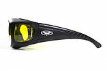 Окуляри захисні з ущільнювачем Global Vision Outfitter (yellow) Anti-Fog, жовті, фото 4