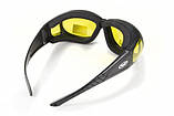 Окуляри захисні з ущільнювачем Global Vision Outfitter (yellow) Anti-Fog, жовті, фото 5