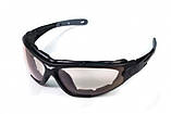 Окуляри фотохромні (захисні) Global Vision Shorty Photochromic (clear) Anti-Fog, фотохромні прозорі, фото 6