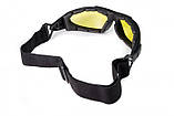 Окуляри фотохромні (захисні) Global Vision Shorty Photochromic (yellow) Anti-Fog, фотохромні жовті, фото 5