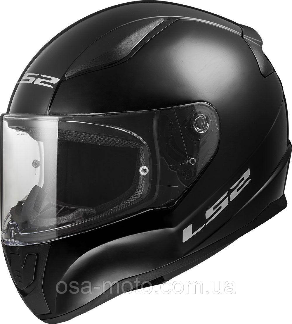 Мотошолом LS2 FF353 Rapid 2 Solid Gloss Black ECE2206