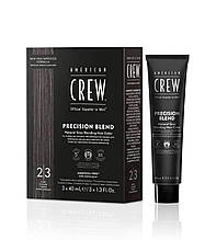 Система маскування сивини (рівень 2-3) 3x40 мл - American Crew Precision Blend Dark 3x40ml