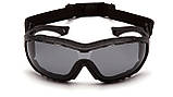 Захисні окуляри Pyramex V3T (gray) Anti-Fog, сірі, фото 4